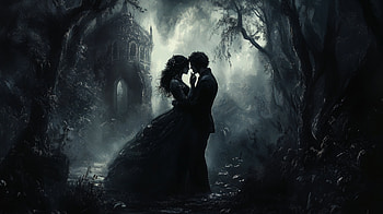 Dark Romance: A Captivating Ultra, Romantic, couple, dark romance, silhouette, dark HD wallpaper