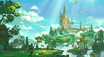 Enchanted Fantasy Castle, fantasy, castle HD wallpaper