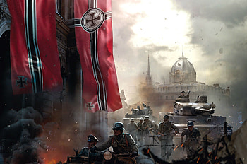 Ww2 Background, German Soldiers HD wallpaper