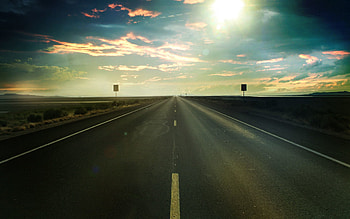 Nature, Road, Markup, Asphalt, Path, Line, Way, Intermittent, Unknown, Obscurity HD wallpaper
