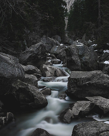 Nature, Rivers, Stones, Waterfall, Flow HD phone wallpaper