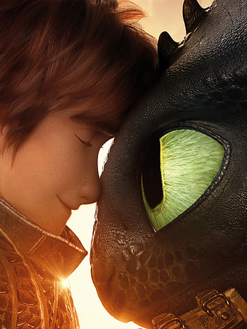 Toothless (How To Train Your Dragon), Movie, How To Train Your Dragon: The Hidden World, Hiccup (How To Train Your Dragon), How To Train Your Dragon HD phone wallpaper