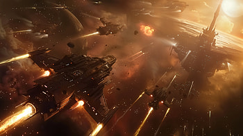 Epic Spaceship Battle: A Stunning Space Opera, Sci Fi, space opera, Spaceship Battle, space HD wallpaper