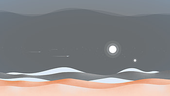 Dunes Night Minimal , dunes, night, minimalism, minimalist, deviantart HD wallpaper