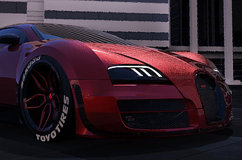 Deadpool Inspired, Bugatti, front HD wallpaper