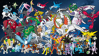 Legendary Pokmon, Mythical creatures, Powerful guardians, Legendary aura HD wallpaper