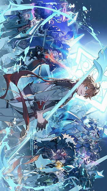 Tartaglia, childe, fatui, genshin impact, nobile HD phone wallpaper