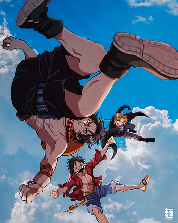 one piece, ace, luffy, sabo HD phone wallpaper
