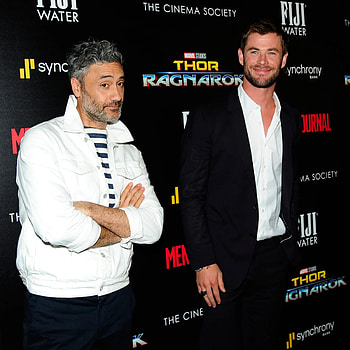 Taika Waititi, Chris Hemsworth, Cinema Society's Screening, Vogue HD phone wallpaper
