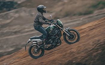 Benelli Leoncino 800 Trail, , side view, exterior, black matte Leoncino 800 Trail, new motorcycles, Benelli HD wallpaper