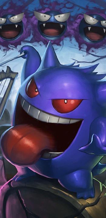 Haunter, Gastly, Samsung Galaxy S9, Google Pixel 3 XL HD phone wallpaper