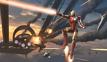 Iron Man Ultimate, iron-man, superheroes, artwork, digital-art HD wallpaper