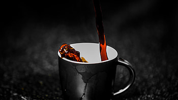 Coffee drop cup, Nature-inspired , Organic vibes, Relaxing aesthetic HD wallpaper