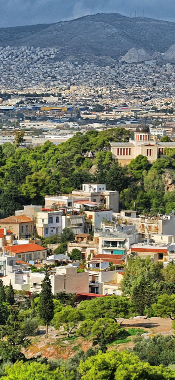 Athens Greece, backgrounds, Majestic architecture, Iconic landmarks HD phone wallpaper