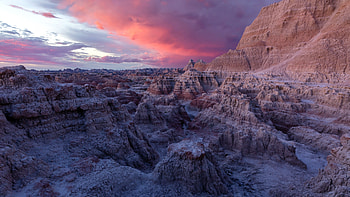 Nature's rock formations, South Dakota marvel, Outdoor beauty, USA wonder HD wallpaper