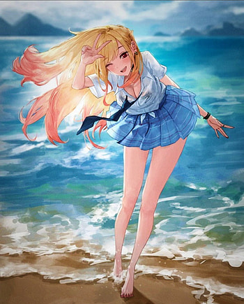 Kitagawa marin, gojo HD phone wallpaper