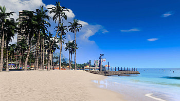 Infinite Wealth Game Beach Scene, video game, Like a Dragon: Infinite Wealth HD wallpaper