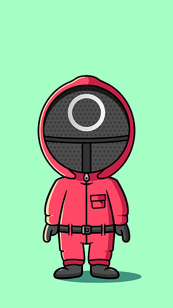Squid Game, series, Youtube, Dom_Designs, Korean, illustration, wallapaper, netflix HD phone wallpaper