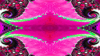 Trippy Psychedelic Fractal, trippy, psychedelic, aesthetic, Abstract, fractal HD wallpaper