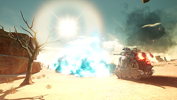 Desert Battleground - Video Game Scene, video game, Sand Land HD wallpaper