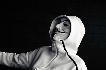 Miscellanea, Miscellaneous, Bw, Chb, Mask, Anonymous, Hood HD wallpaper