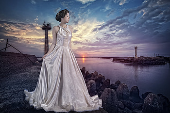 asian, woman HD wallpaper