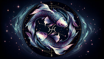 Celestial Pisces: Stunning Ultra, Pisces (Astrology), astrology, zodiac, fish HD wallpaper