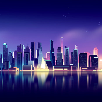 Neon skyline , iPad retina , Various , High-definition HD phone wallpaper