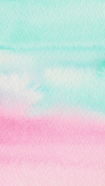 Mint Aqua pink watercolour ombre texture background lock… HD phone wallpaper