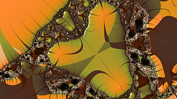 Trippy Psychedelic Fractal, trippy, psychedelic, aesthetic, Abstract, fractal HD wallpaper