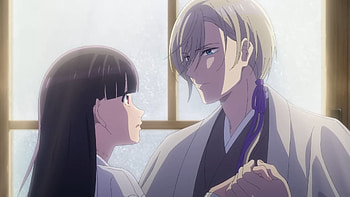 My Happy Marriage : Miyo & Kiyoka's Heartfelt Moment, Anime, My Happy Marriage, Miyo Saimori, Kiyoka Kudou HD wallpaper