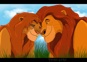 Mufusa And Simba The Lion King, and, simba, king, mufusa, the, lion HD wallpaper
