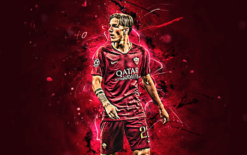 Nicolò Zaniolo, AS Roma, Italian, Nicolo Zaniolo, Soccer, Football HD wallpaper