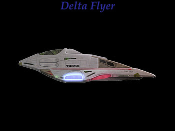 Star Trek - Delta Flyer, space, ship, tv, star trek HD wallpaper