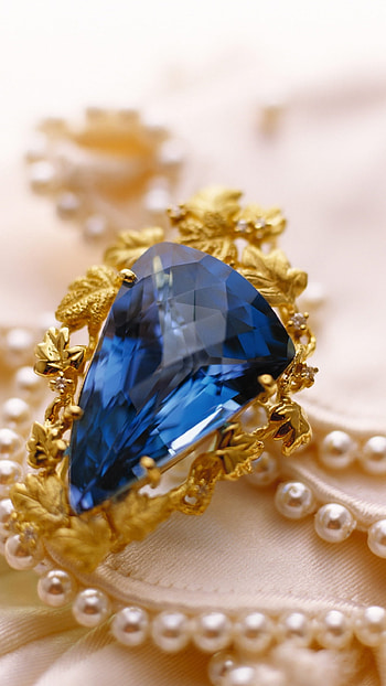 Blue Diamond, Diamond, Jewellery HD phone wallpaper