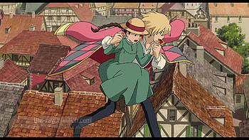 Howls-Moving-Castle-BD_03 howls_moving_castle_howl_and_calcifer ... HD wallpaper