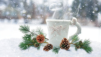 Hot Chocolate And Cold Winter, Chocolate, Winter, Hot, Cold HD wallpaper