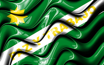 Yumbo Flag, , Cities of Colombia, South America, Day of Yumbo, Flag of Yumbo, 3D art, Yumbo, colombian cities, Yumbo 3D flag, Colombia HD wallpaper