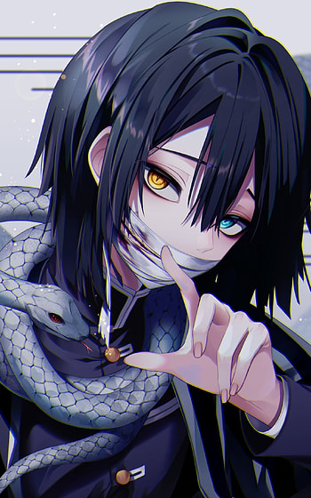 Obanai Iguro, Anime, Demon Slayer: Kimetsu no Yaiba HD phone wallpaper