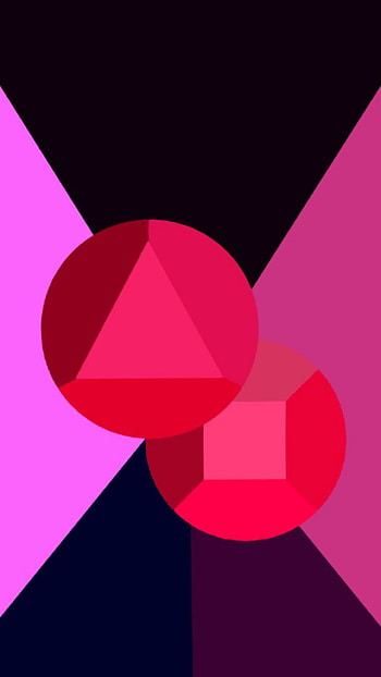 SU Minimal: Garnet, minimalist, TV Show, Steven Universe HD phone wallpaper