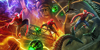 Spider-Man: No Way Home, movie poster, all spider-men, 2022 HD wallpaper