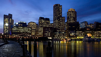 Cities, Rivers, Night, Building, Shore, Bank, Los Angeles HD wallpaper