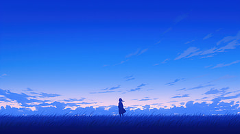 Anime Girl Vast Horizon, anime-girl, anime, artist, artwork, digital-art, pixiv HD wallpaper