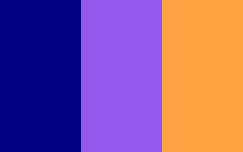 Navy Blue, Navy Purple and Neon Carrot solid three color background . HD wallpaper