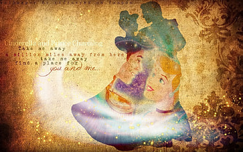 ~You & Me~, classic, animated, prince charming, disney, romance, fairy tale, Cinderella, love, movie, couple, princess HD wallpaper