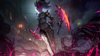 Akali - League Of Legends, Akali (League Of Legends), video game, League Of Legends HD wallpaper