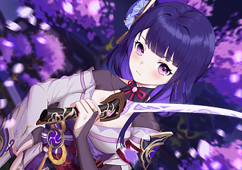 Baal Raiden Shogun Ultra – Genshin Impact Elegance, Genshin Impact, Baal Raiden Shogun (Genshin Impact) HD wallpaper
