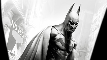 Batman, Arkham Knight, Superheroes, Monochrome HD wallpaper