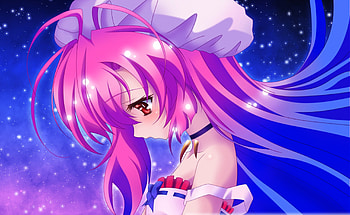 Itsuka Tenma No Kuro Usagi Always Waiting For You, blue, girl, stars, anime HD wallpaper