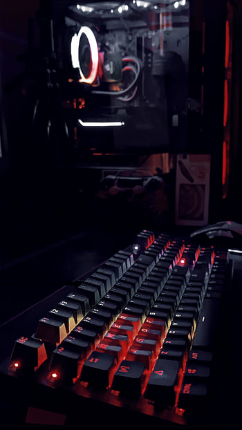 gaming pc rgb keyboard, gamingpc, ps5, pubg HD phone wallpaper
